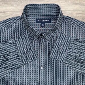 Mizzen+Main Leeward Shirt Mens Large Trim Computer PC All Over Print Performance